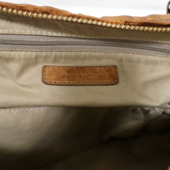 Givenchy Large Pepe Pandora Shoulder Bag Brown - Picture 12 of 12